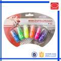 Mini pill style blister package multicolor highlighter pen